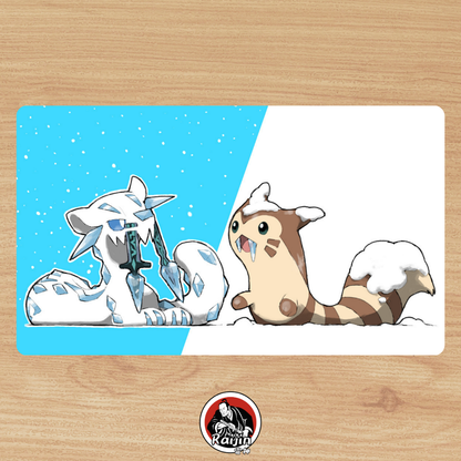 Playmat Pokemon - Chien Pao & Furret