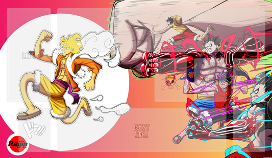 Playmat One Piece - Luffy's Evolution