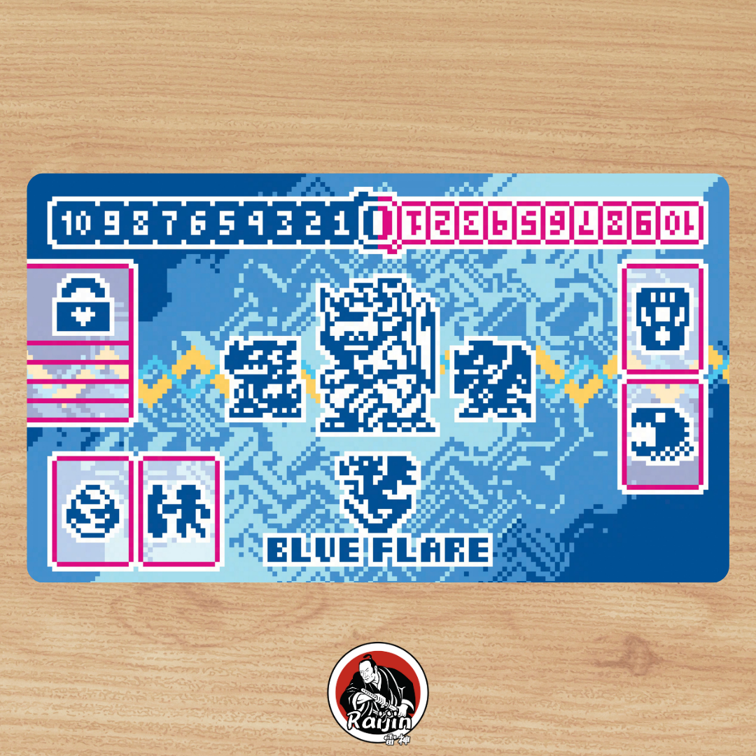 Playmat Digimon - Blue Flare!