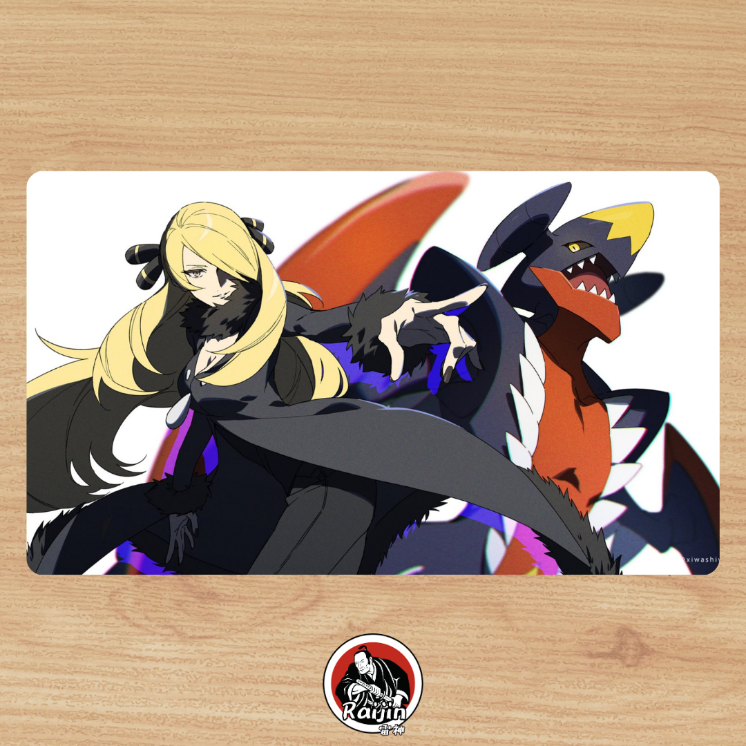 Playmat Pokemon - Cynthia & Garchomp