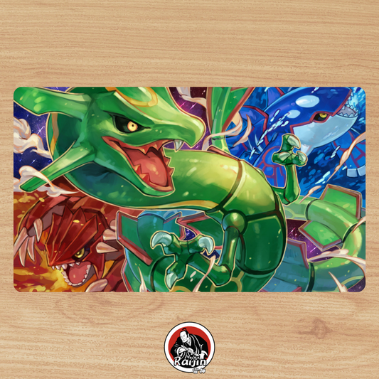 Playmat Pokemon - Rayquaza, Groudon & Kyogre