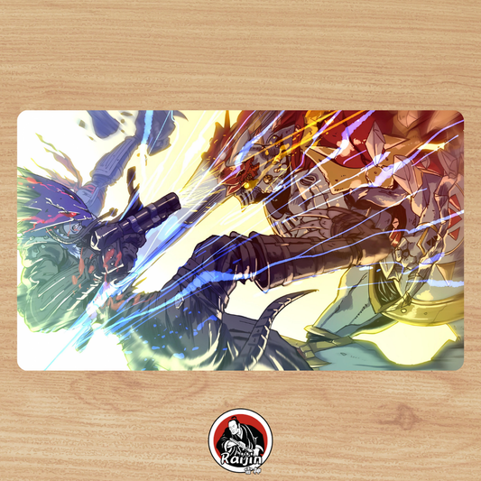 Playmat Digimon - Dukemon vs Beelzemon!