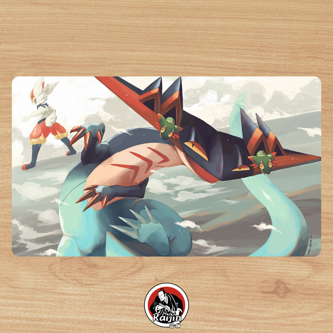 Playmat Pokemon - Dragapult vs Cinderace