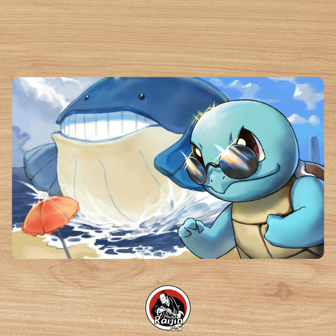 Playmat Pokemon - Squirtle & Wailmer