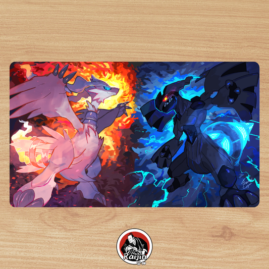 Playmat Pokemon - Reshiram & Zekrom