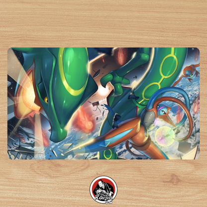 Playmat Pokemon - Rayquaza vs Deoxys