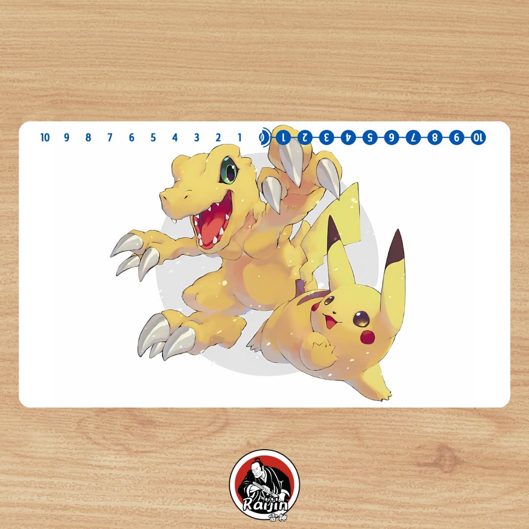 Playmat Digimon Crossover - Yellow