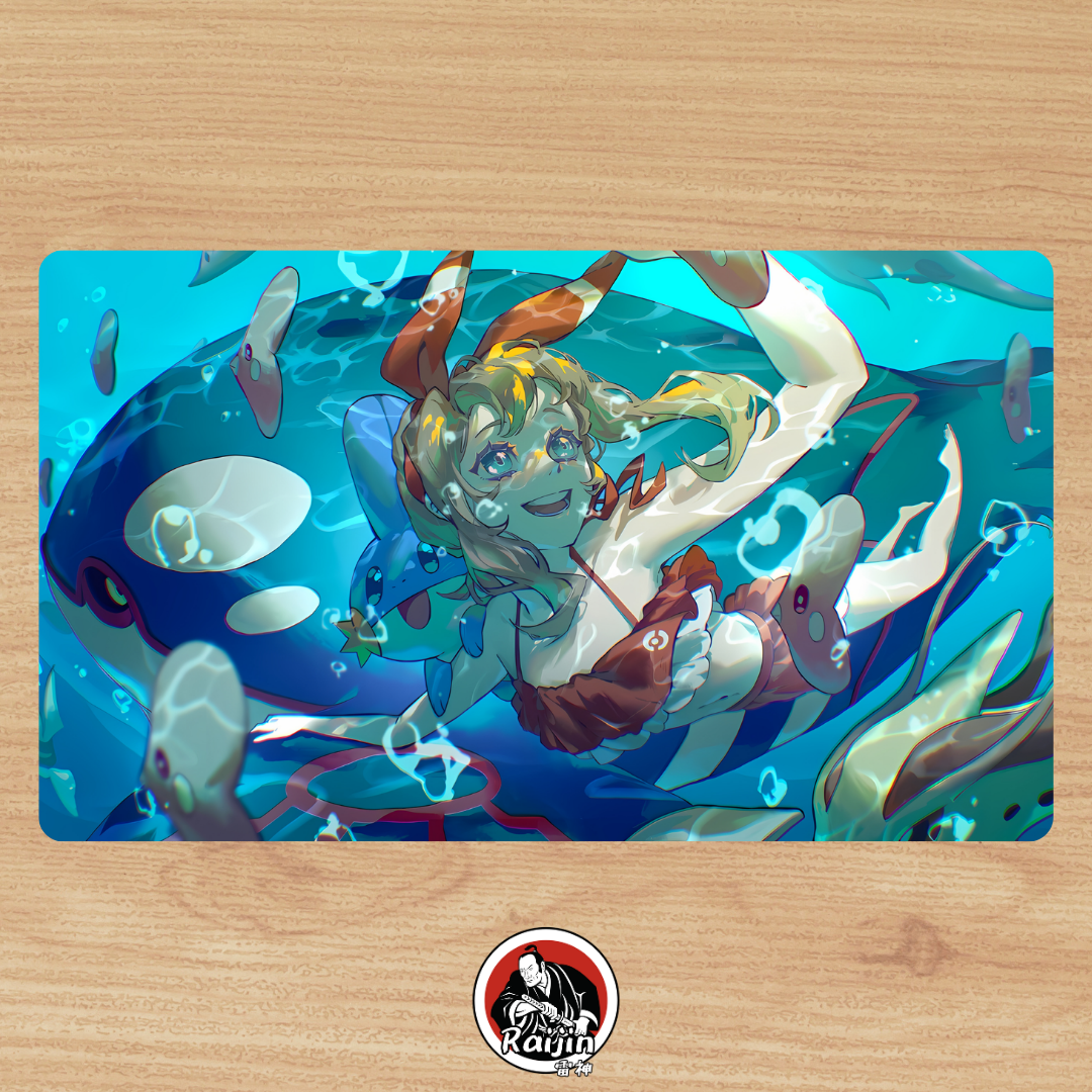 Playmat Pokemon - May & Kyogre