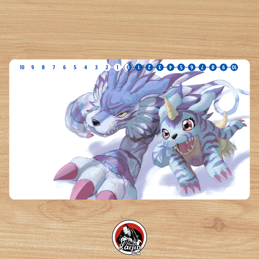 Playmat Digimon - Gabumon & Garurumon