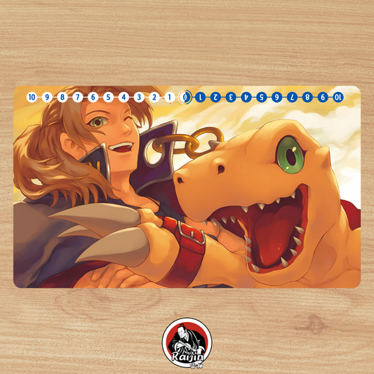 Playmat Digimon - Masaru & Agumon