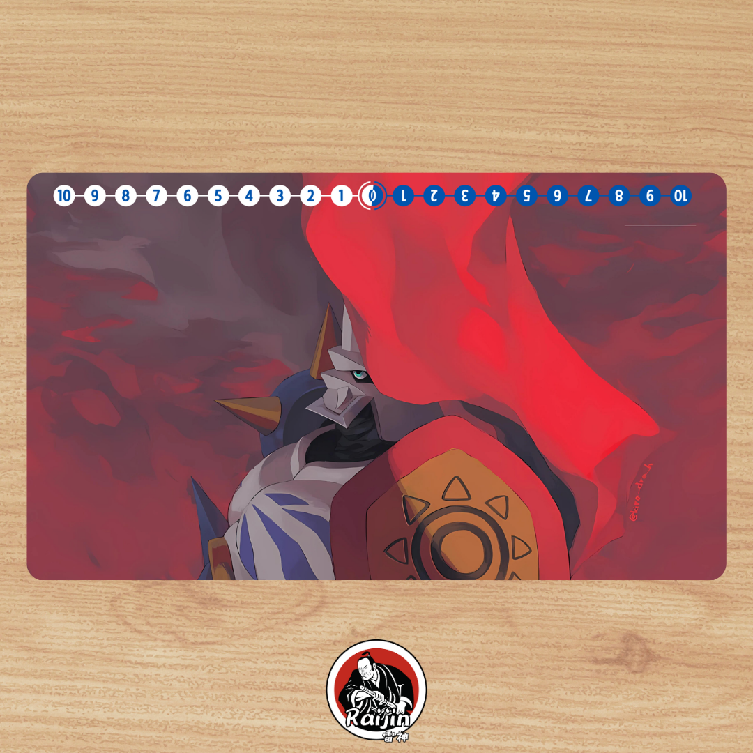 Playmat Digimon - Omegamon (Red Theme)