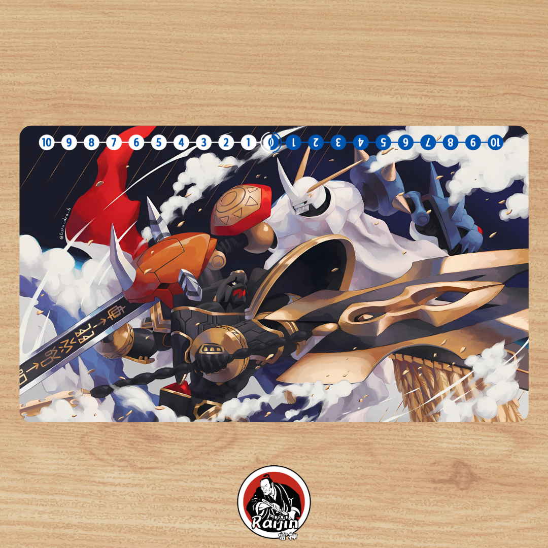 Playmat Digimon - Alphamon vs Omegamon