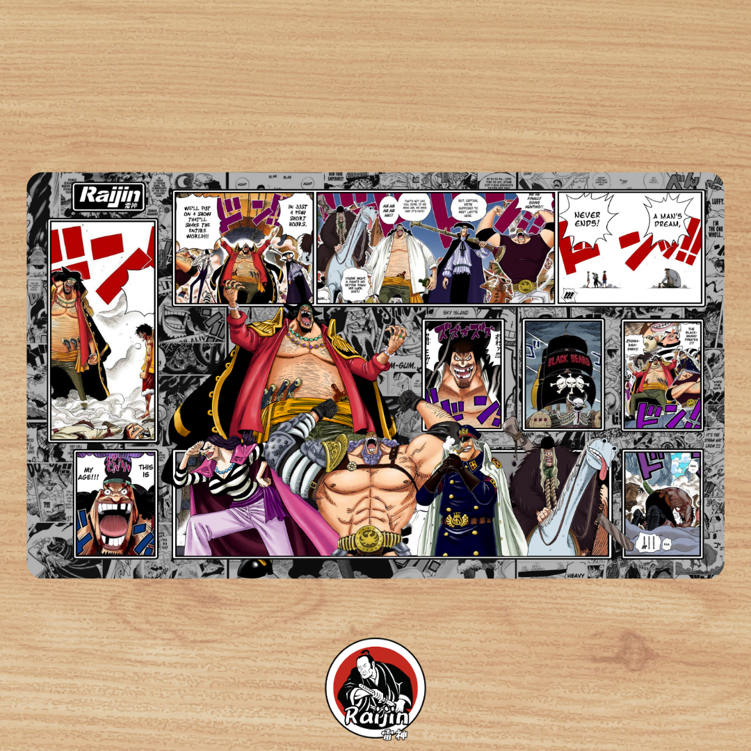 Playmat One Piece - Marshal D. Teach (RAIJIN CUSTOM MAT)