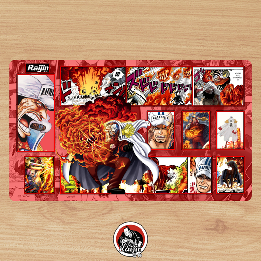 Playmat One Piece - Sakazuki Akainu (RAIJIN CUSTOM MAT)