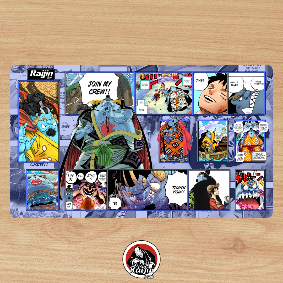 Playmat One Piece - Jinbe! (RAIJIM CUSTOM MAT)