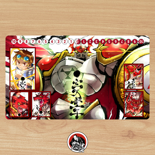 Playmat Digimon - DUKEMON! (RAIJIN CUSTOM MAT)