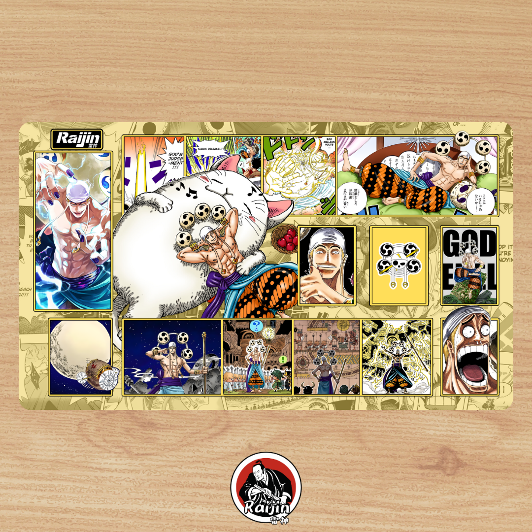 Playmat One Piece - God Enel (Yellow)