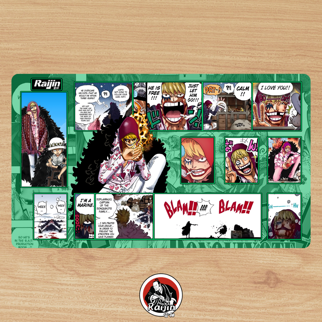 Playmat One Piece - Donquixote Corazon (RAIJIN CUSTOM MAT)