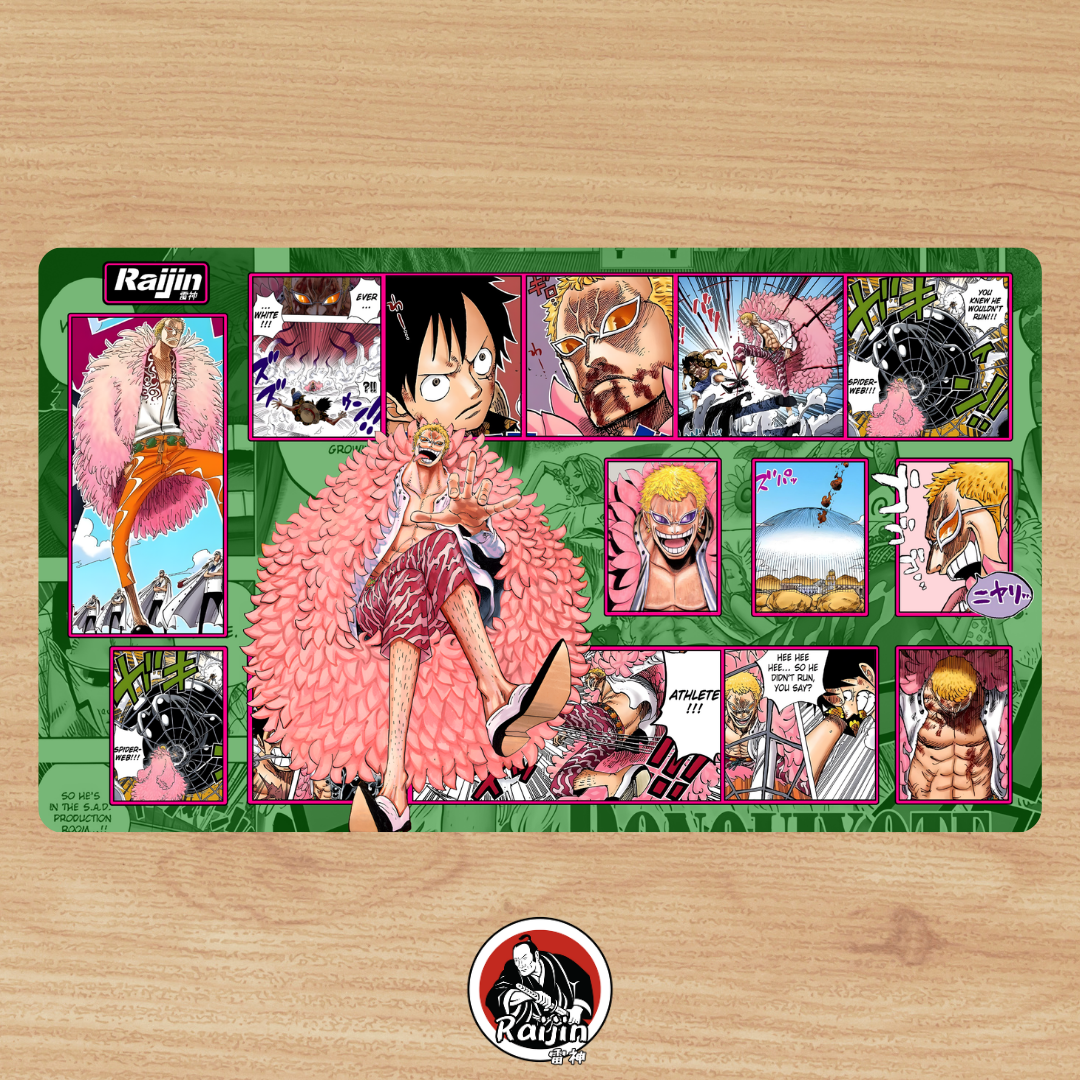 Playmat One Piece - Donquixote Doflamingo (RAIJIN CUSTOM MAT)