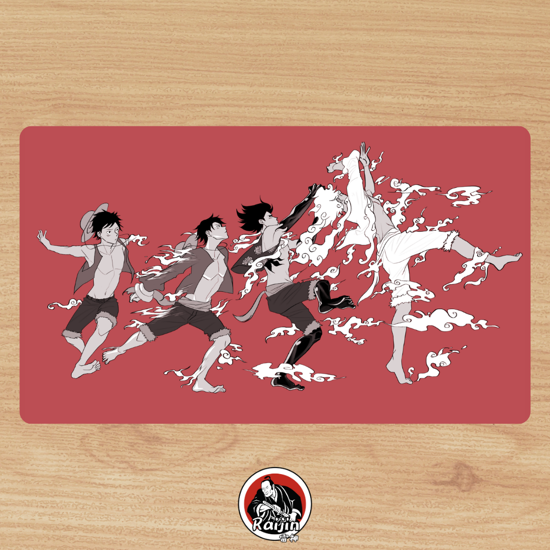 Playmat One Piece - Luffy's Fire Dance