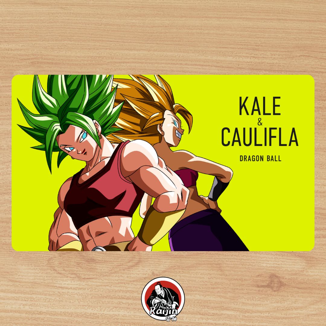 Playmat Dragon Ball - Kale e Caulifla