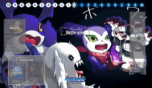 Playmat Digimon - Ghosts & Tricks