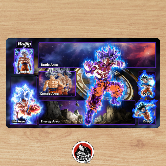 Playmat Dragon Ball Fusion World - Goku - Migatte no Gokui! (RAIJIN CUSTOM MAT)