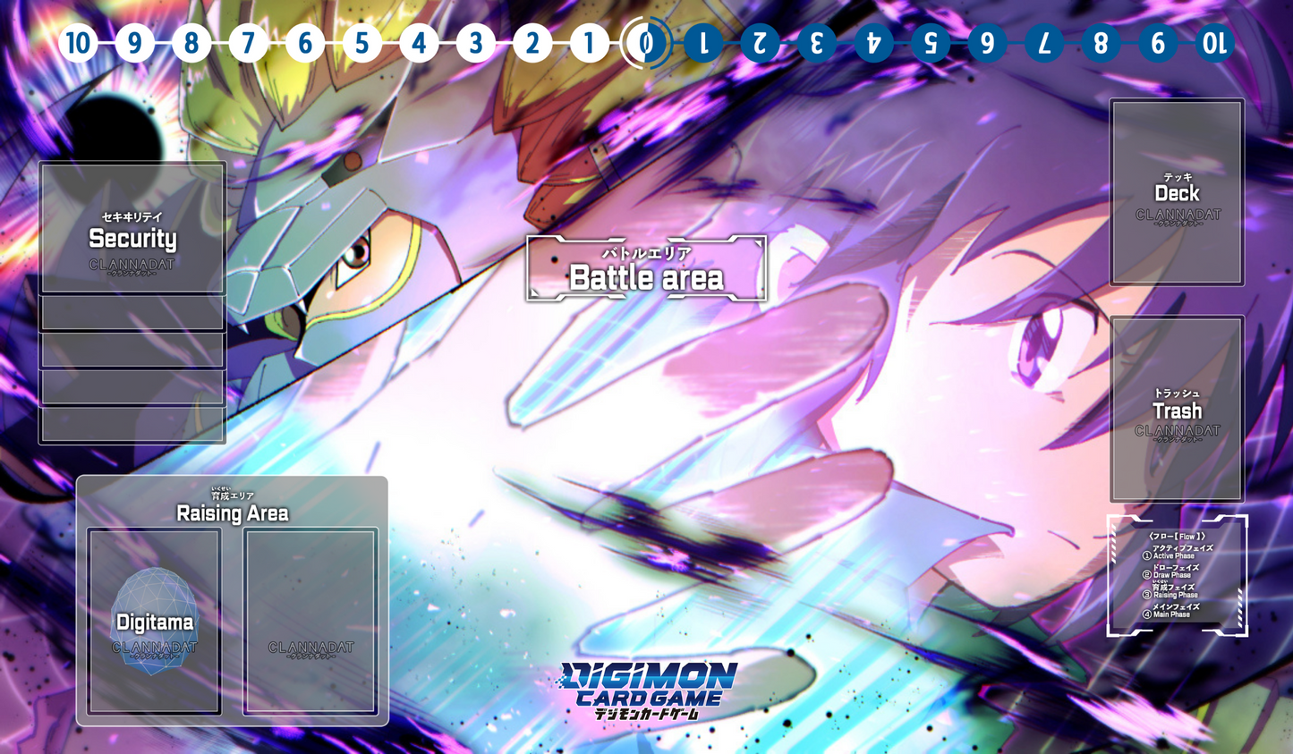 Playmat Digimon - Frontier: Koichi Kimura