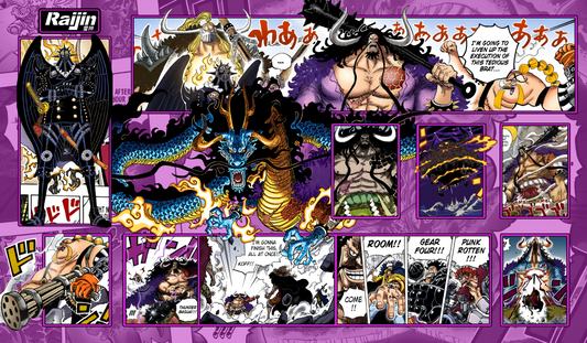 Playmat One Piece - Kaido, The Dragon (RAIJIN CUSTOM MAT)