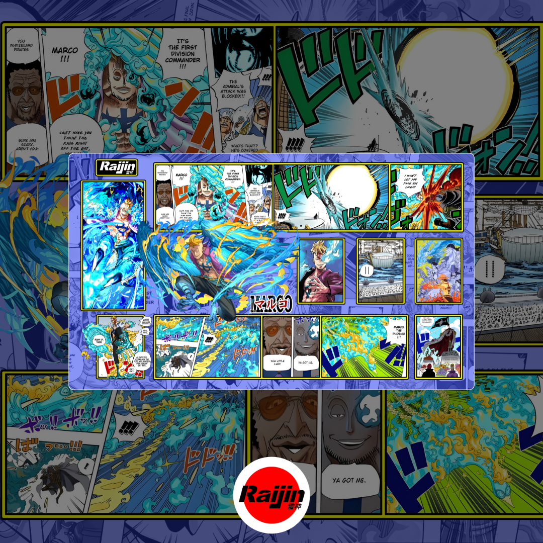 Playmat One Piece - MARCO! (RAIJIN CUSTOM MAT)